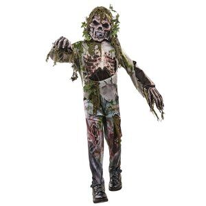 Rubie's Kids Halloween Swamp Zombie Costume Jumpsuit and Mask L